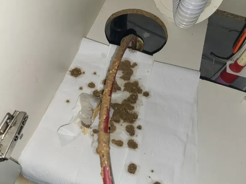 완주 싱크대막힘 작업사례