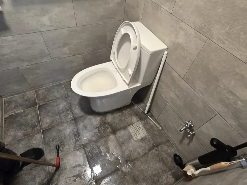 완주 변기막힘 작업사례 5